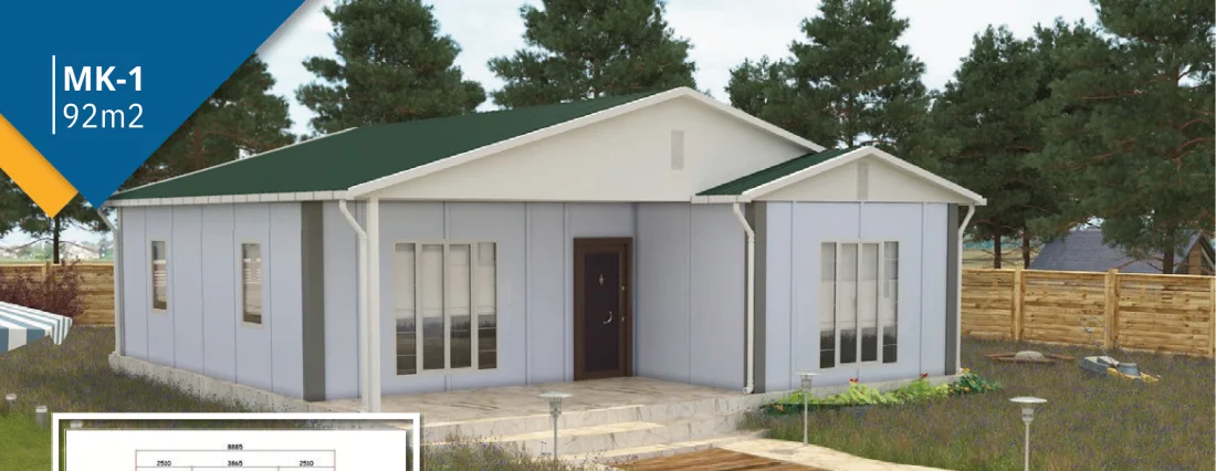 MK-1 92 m² — Single-storey