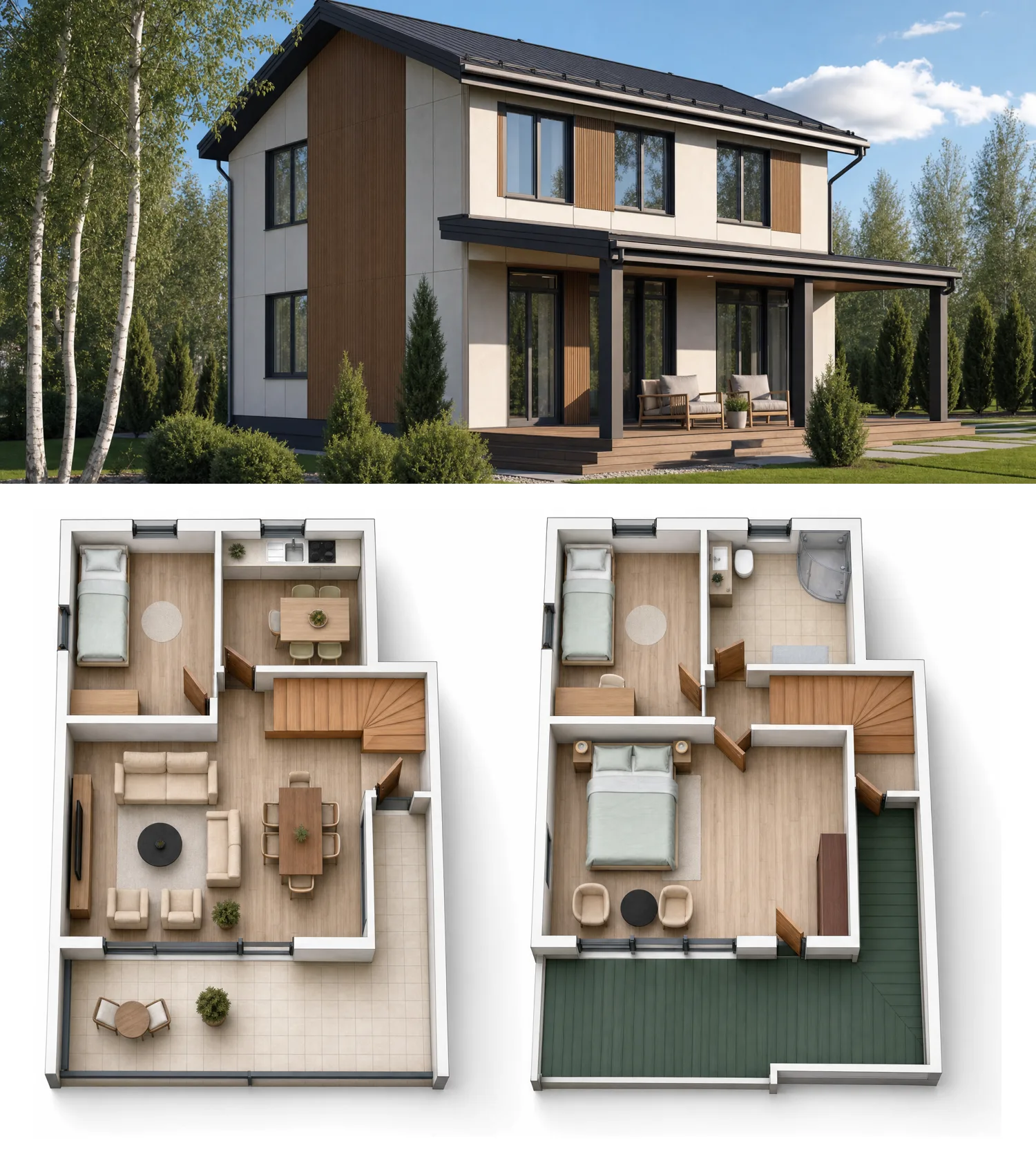 MK-2 101 m² — Каталожен лист — план и разпределение
