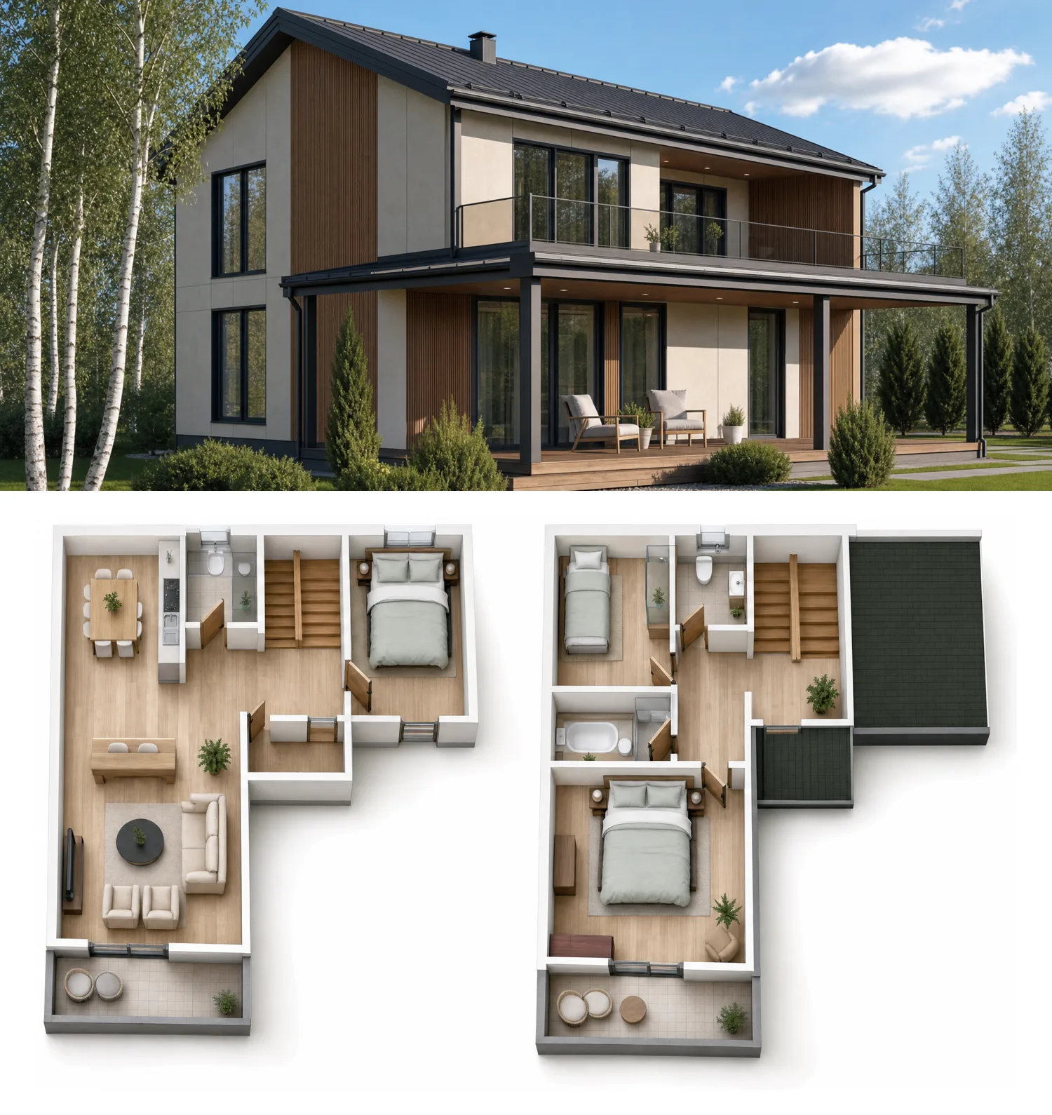 MK-2 145 m² — Каталожен лист — план и разпределение